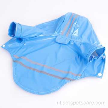 Zomer Outdoor Pet Regenjas Waterdichte PU-regenjas